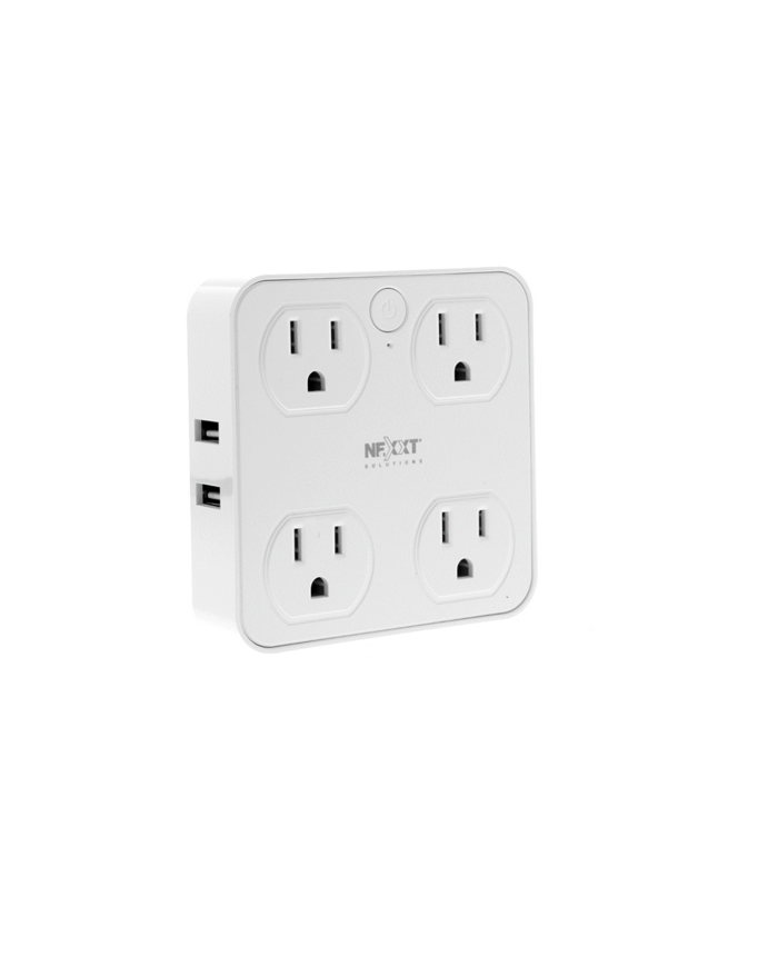 Nexxt  Solutions Connectivity  4 Outlet  4 USB  Conexin WiFi  