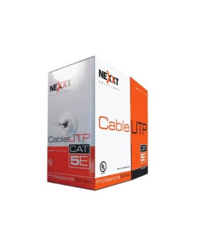  Nexxt Cable UTP 4 Pairs  CAT 5e  Stranded  Gray