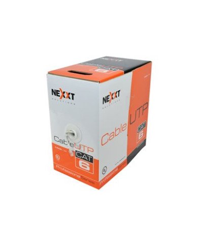 Nexxt  Bulk cable  305 m  UTP  CAT 6  halogenfree solid  gray