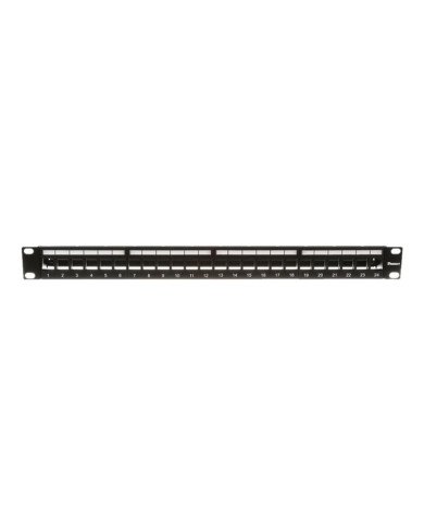 Panduit  Blank keystone patch panel  RJ45 X 24  black  1U  192