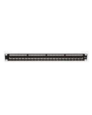 Panduit  Blank keystone patch panel  RJ45 X 24  black  1U  192