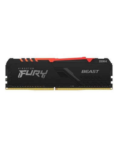 Memoria Kingston FURY Beast RGB  DDR4  module  16 GB  DIMM 288pin  3200