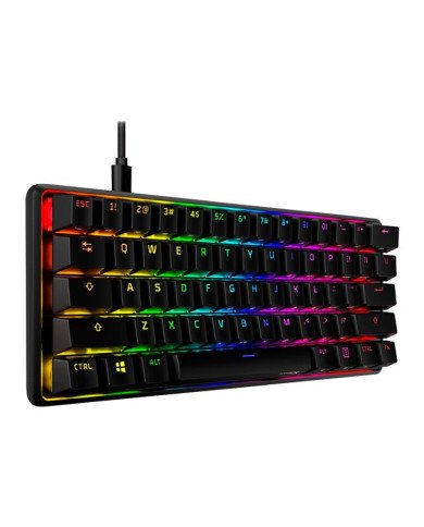 Teclado HyperX Alloy Origins 60  Keyboard  backlit  USBC  QWERTY  US  k