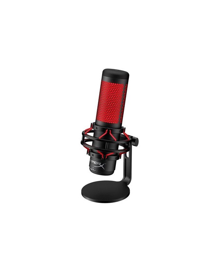 HyperX QuadCast  Microphone  USB  red  black  for Victus by HP La