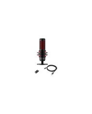 HyperX QuadCast  Microphone  USB  red  black  for Victus by HP La