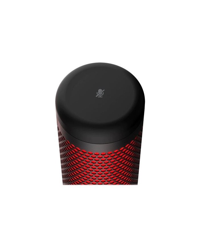 HyperX QuadCast  Microphone  USB  red  black  for Victus by HP La
