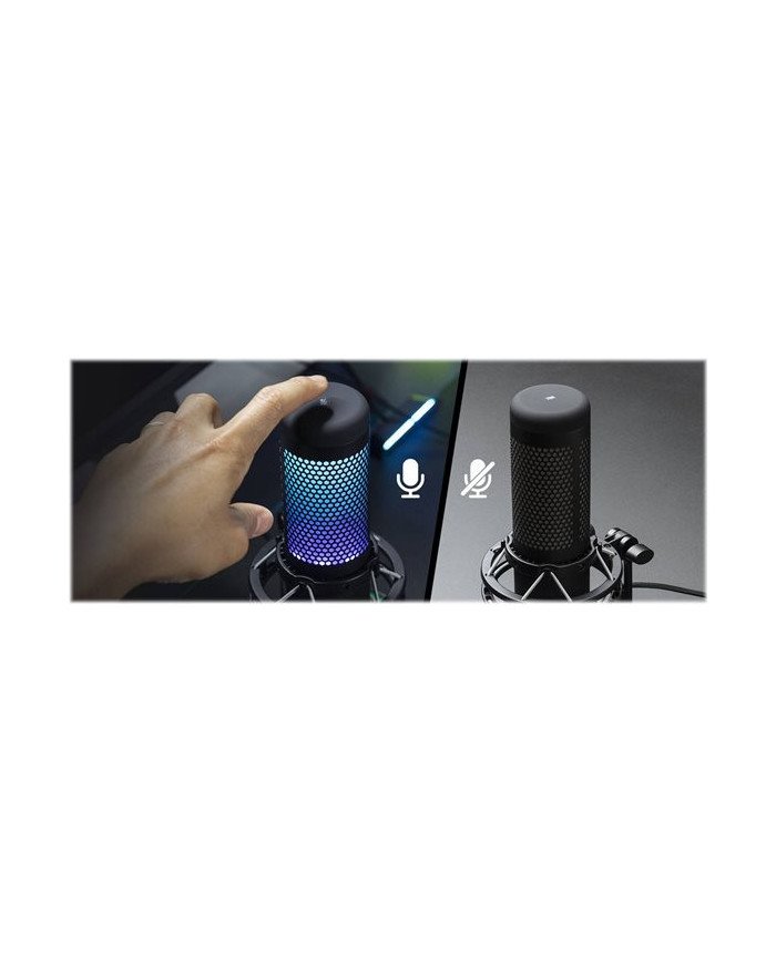 HyperX QuadCast S  Microphone  USB  gray black  for Victus by HP 