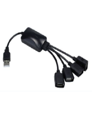 Xtech  USB cable  4 pin USB Type A  to 4 USB hub adapt