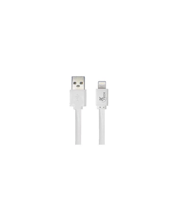 Xtech  Lightning cable  USB male to Lightning male  1 m  black wh