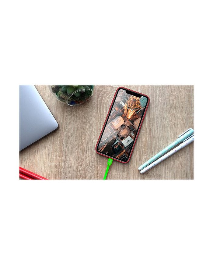 Xtech  Lightning cable  USB male to Lightning male  1 m  black wh