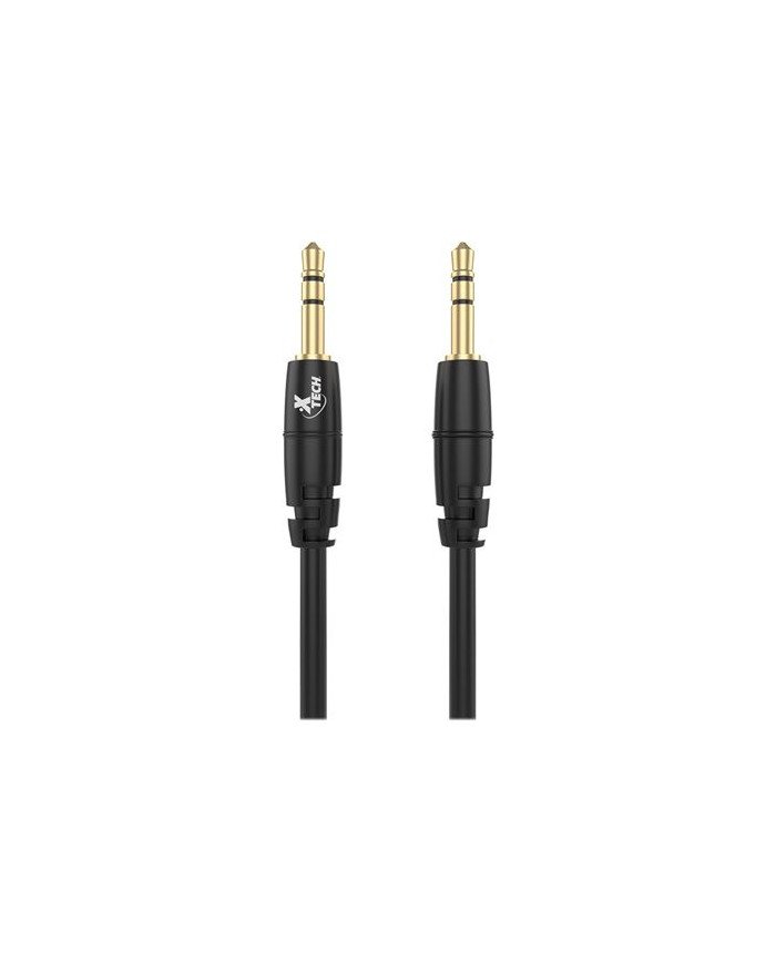 Xtech  Audio cable  mini jack male to mini jack male  1 m  black 