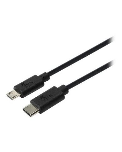 Xtech XTC520  USB cable  USBC M reversible to MicroUSB Type B 
