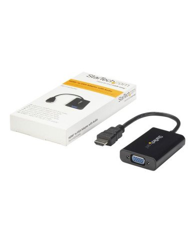 StarTechcom HDMI to VGA Video Adapter Converter with Audio for Deskto