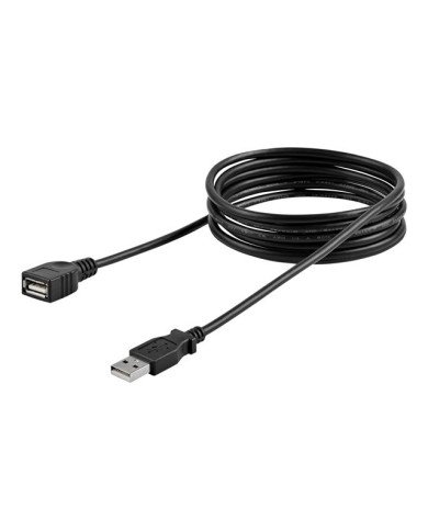 StarTechcom 6 ft Black USB 20 Extension Cable A to A  MF  USB ext