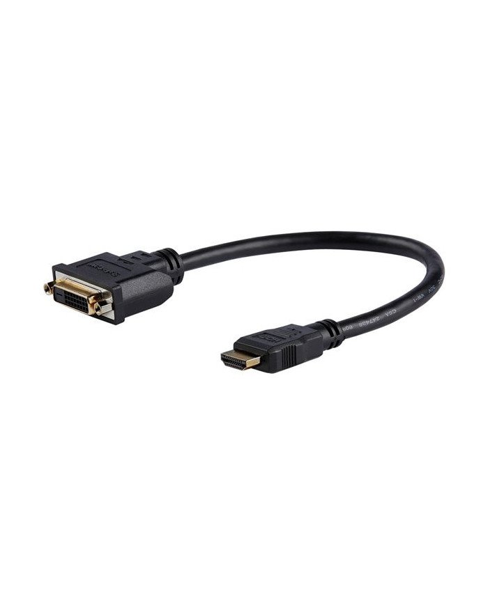 StarTechcom HDMI Male to DVI Female Adapter  8in  1080p DVID Gende