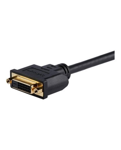 StarTechcom HDMI Male to DVI Female Adapter  8in  1080p DVID Gende