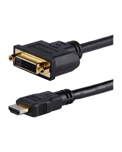 StarTechcom HDMI Male to DVI Female Adapter  8in  1080p DVID Gende