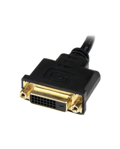 StarTechcom HDMI Male to DVI Female Adapter  8in  1080p DVID Gende