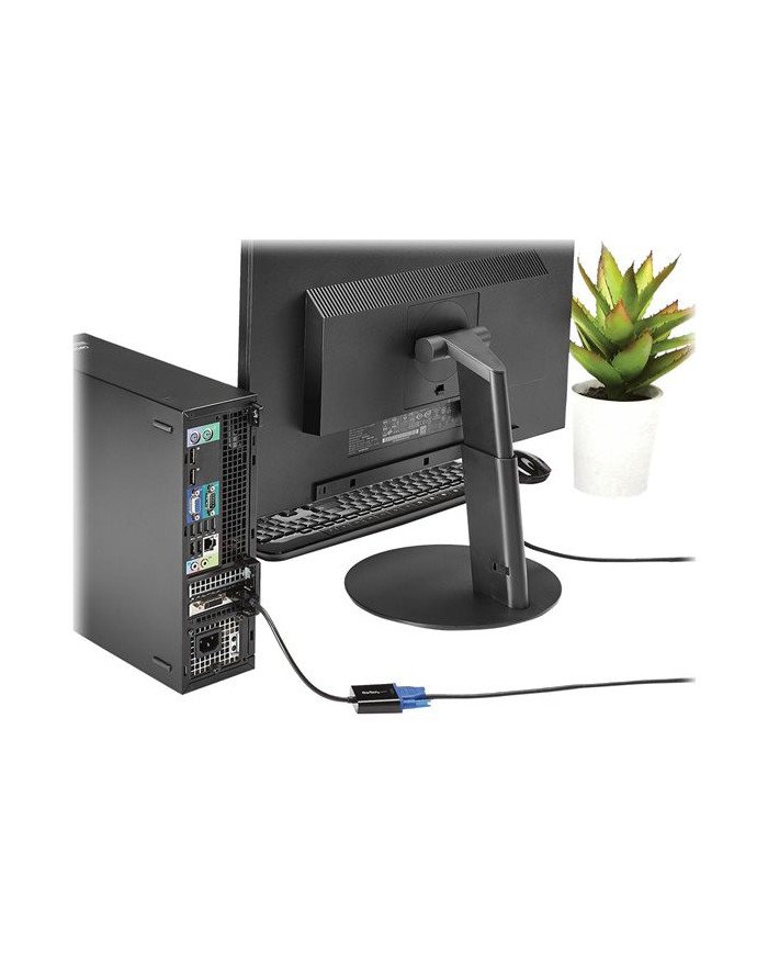 StarTechcom DisplayPort to VGA Display Adapter  1080p 1920x1200  Ac