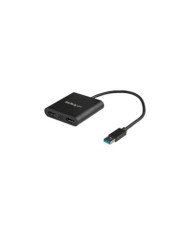 StarTechcom USB 30 to Dual HDMI Adapter 1x 4K 30Hz  1x 1080p Exte