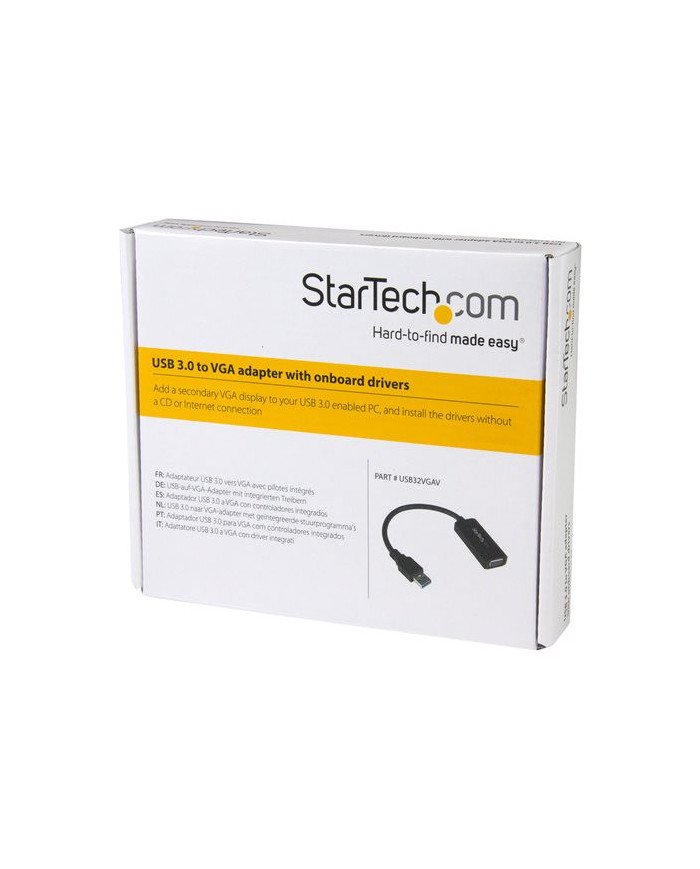 StarTechcom USB 30 to VGA Display Adapter 1920x1200 OnBoard Driver