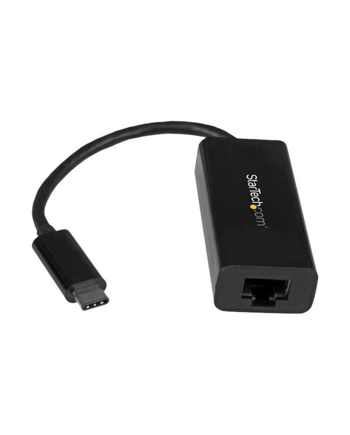 StarTechcom USB C to Gigabit Ethernet Adapter  Black  USB 31 to RJ