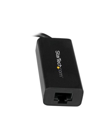 StarTechcom USB C to Gigabit Ethernet Adapter  Black  USB 31 to RJ