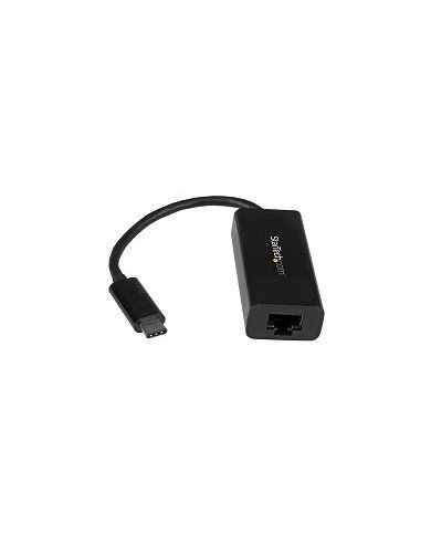 StarTechcom USB C to Gigabit Ethernet Adapter  Black  USB 31 to RJ