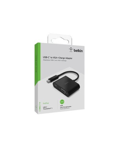 Belkin USBC to VGA  Charge Adapter  Adapter  24 pin USBC male to 