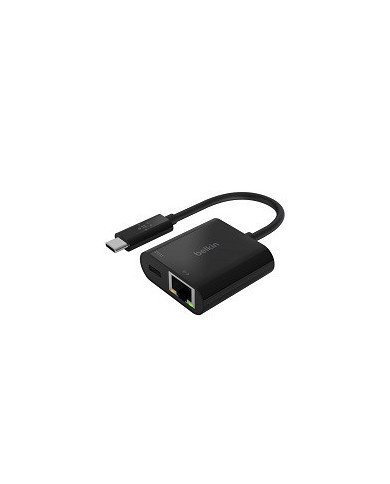 Belkin  Ethernet and charge adapter  USBC  Gigabit Ethernet x 1  