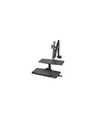 Tripp Lite Sit Stand Desktop Workstation Adjustable Standing Desk w C