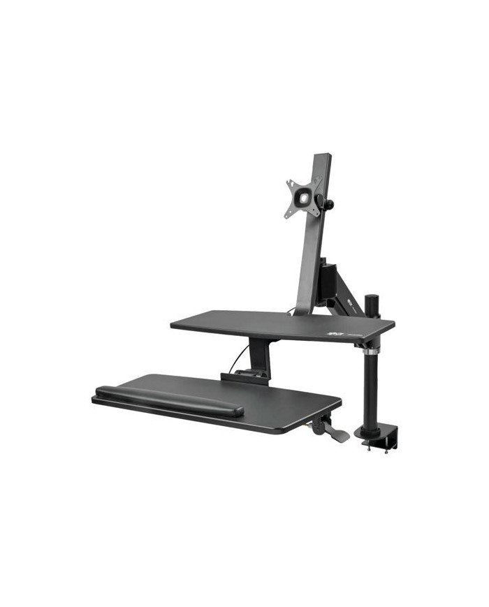 Tripp Lite Sit Stand Desktop Workstation Adjustable Standing Desk w C