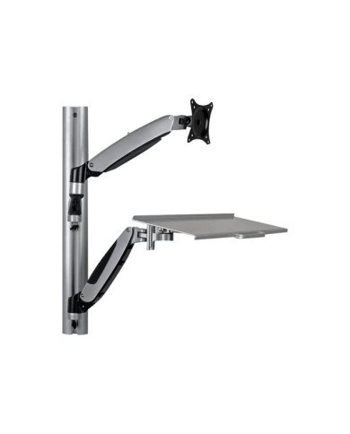 Tripp Lite SingleDisplay SitStand WallMount Workstation with ThinC