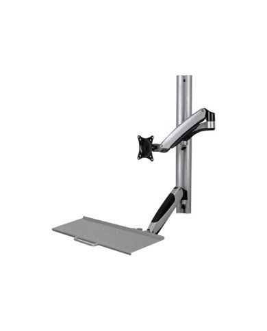 Tripp Lite SingleDisplay SitStand WallMount Workstation with ThinC
