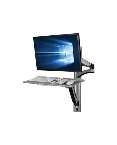Tripp Lite SingleDisplay SitStand WallMount Workstation with ThinC