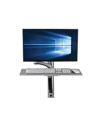 Tripp Lite SingleDisplay SitStand WallMount Workstation with ThinC