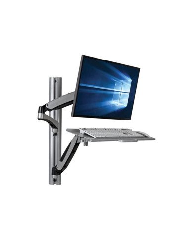 Tripp Lite SingleDisplay SitStand WallMount Workstation with ThinC