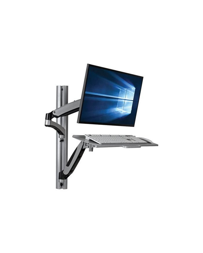 Tripp Lite SingleDisplay SitStand WallMount Workstation with ThinC