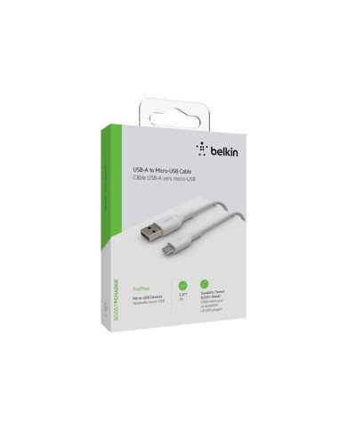 Belkin BOOST CHARGE  USB cable  MicroUSB Type B M to USB M  1 