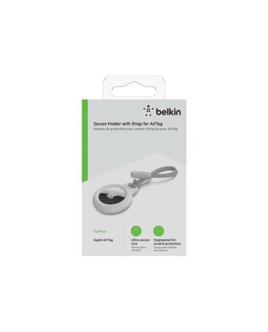 Belkin  Secure holder with strap for antiloss Bluetooth tag  white 