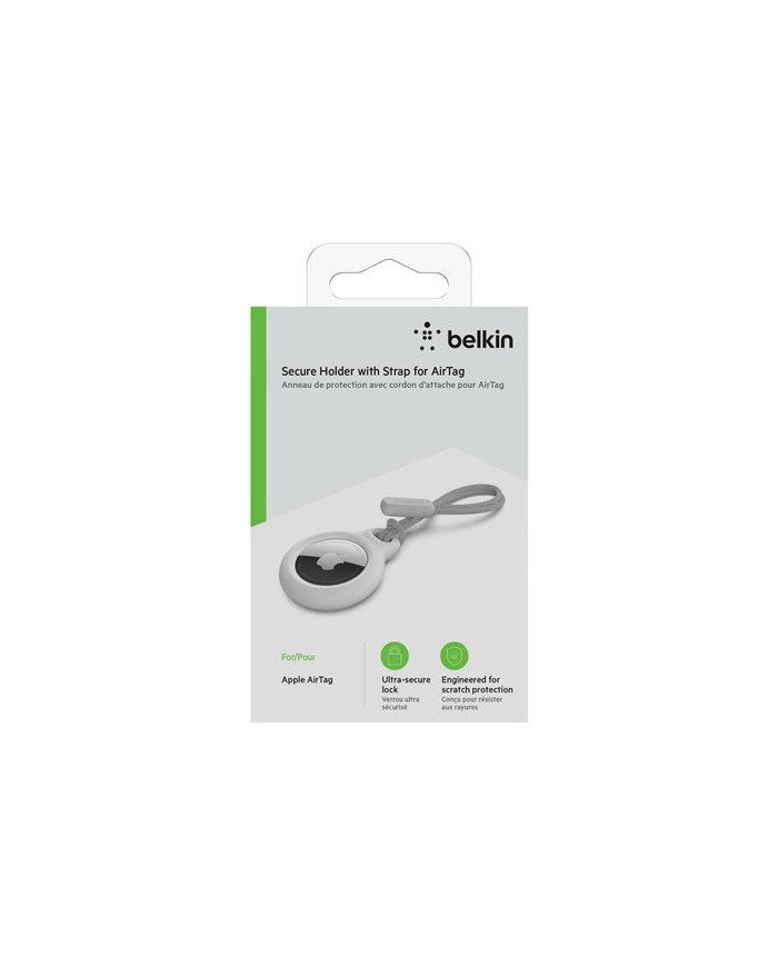 Belkin  Secure holder with strap for antiloss Bluetooth tag  white 