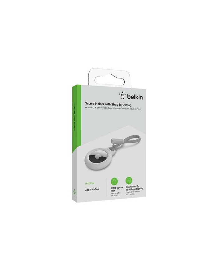 Belkin  Secure holder with strap for antiloss Bluetooth tag  white 