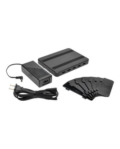 Tripp Lite 5Port USB Fast Charging Station Hub with BuiltIn Device S