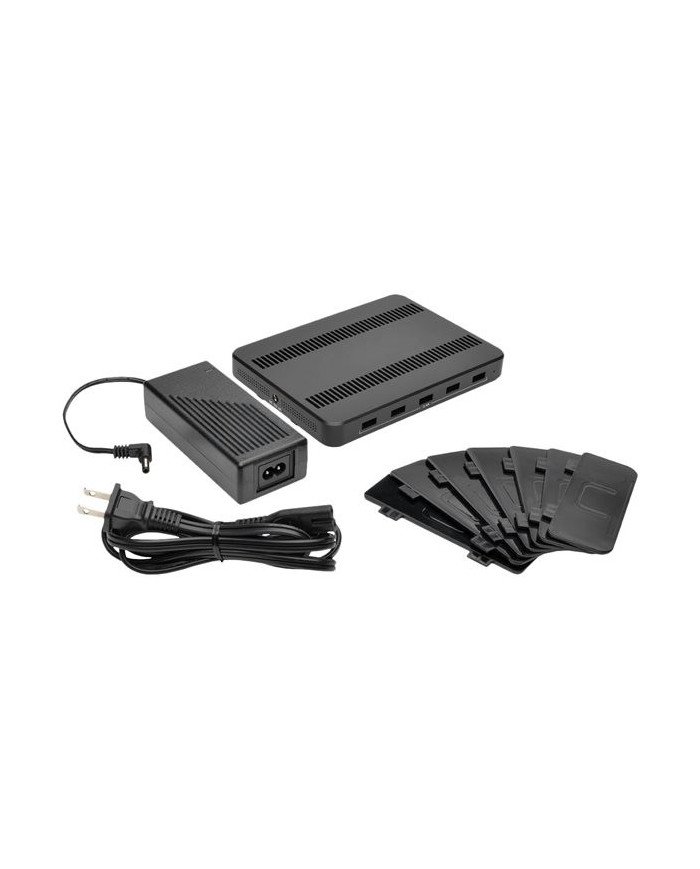 Tripp Lite 5Port USB Fast Charging Station Hub with BuiltIn Device S