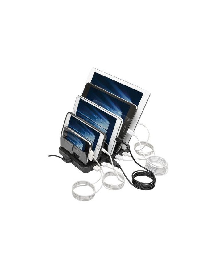 Tripp Lite 5Port USB Fast Charging Station Hub with BuiltIn Device S