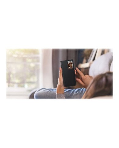 Samsung EFZS908  Flip cover for cell phone  black  for Galaxy S22 