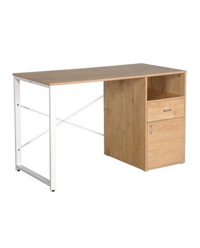 Xtech  Desk  rectangular  wood steel polyvinyl chloride PVC  b