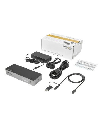 StarTechcom USBC  USBA Dock Hybrid Universal Laptop Docking Stati