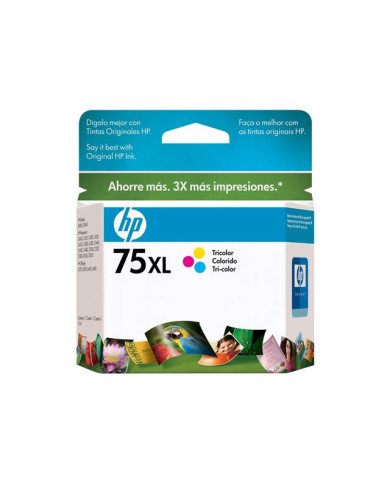 HP 75XL  12 ml  High Yield  color cyan magenta yellow  origina