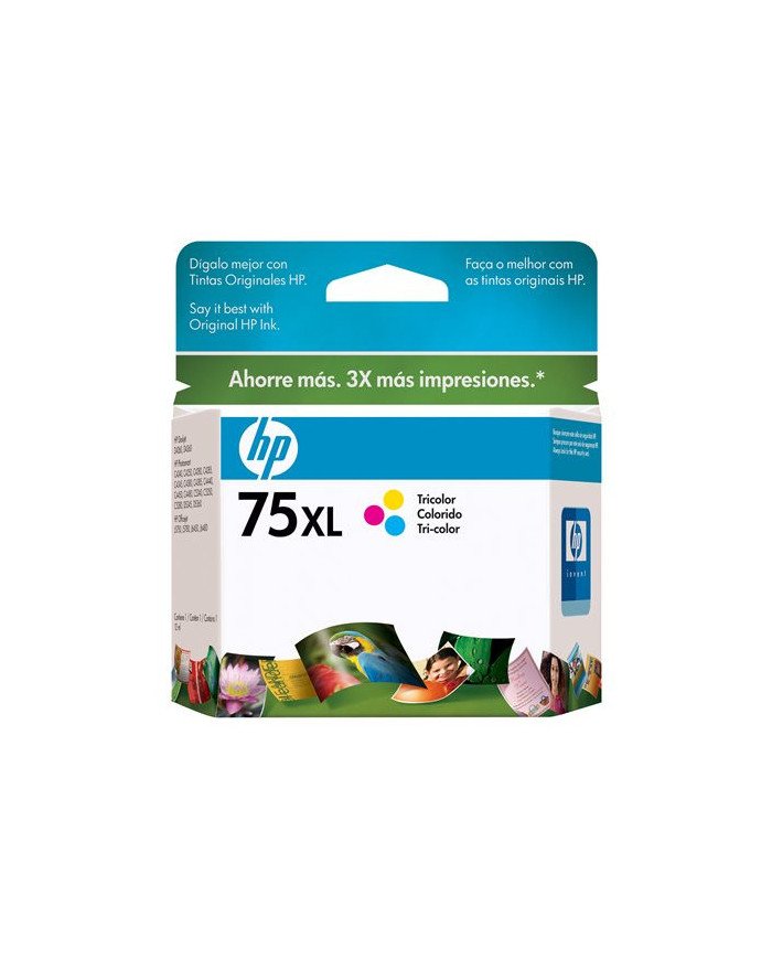 HP 75XL  12 ml  High Yield  color cyan magenta yellow  origina